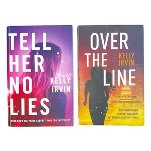 Book Bundle Tell Her No Lies and Over The Line by Kelly Irvin Christian Fiction